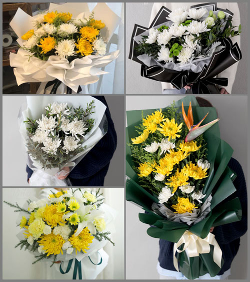 山西运城河津市赵家庄乡赵家庄村白事花束代送